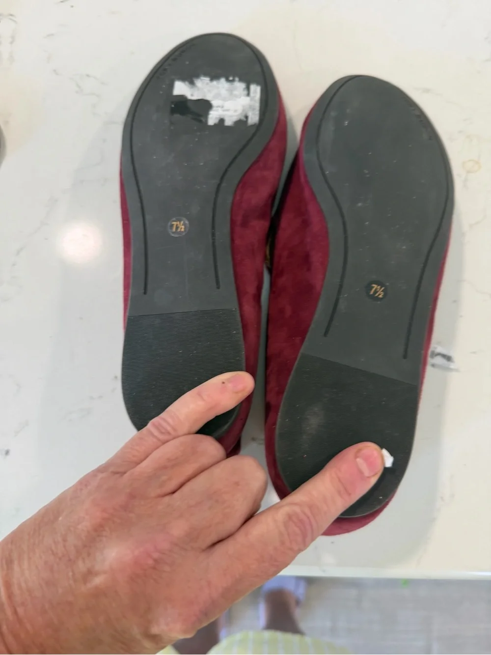 Tory Burch Suede  RUBY SMOKING Loafers in Wine